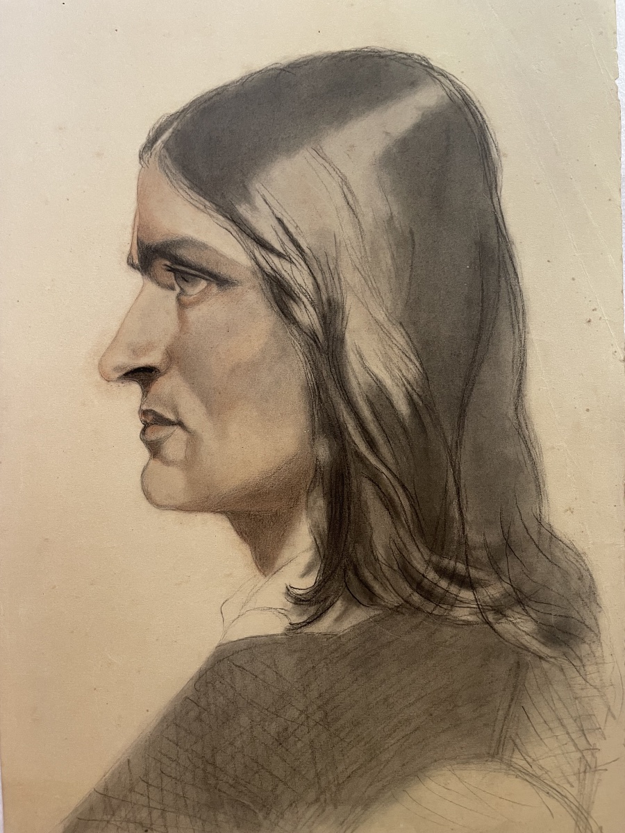 Studio accademico, Ritratto presunto di Franz Liszt (?) –  scuola italiana, circa 1870 