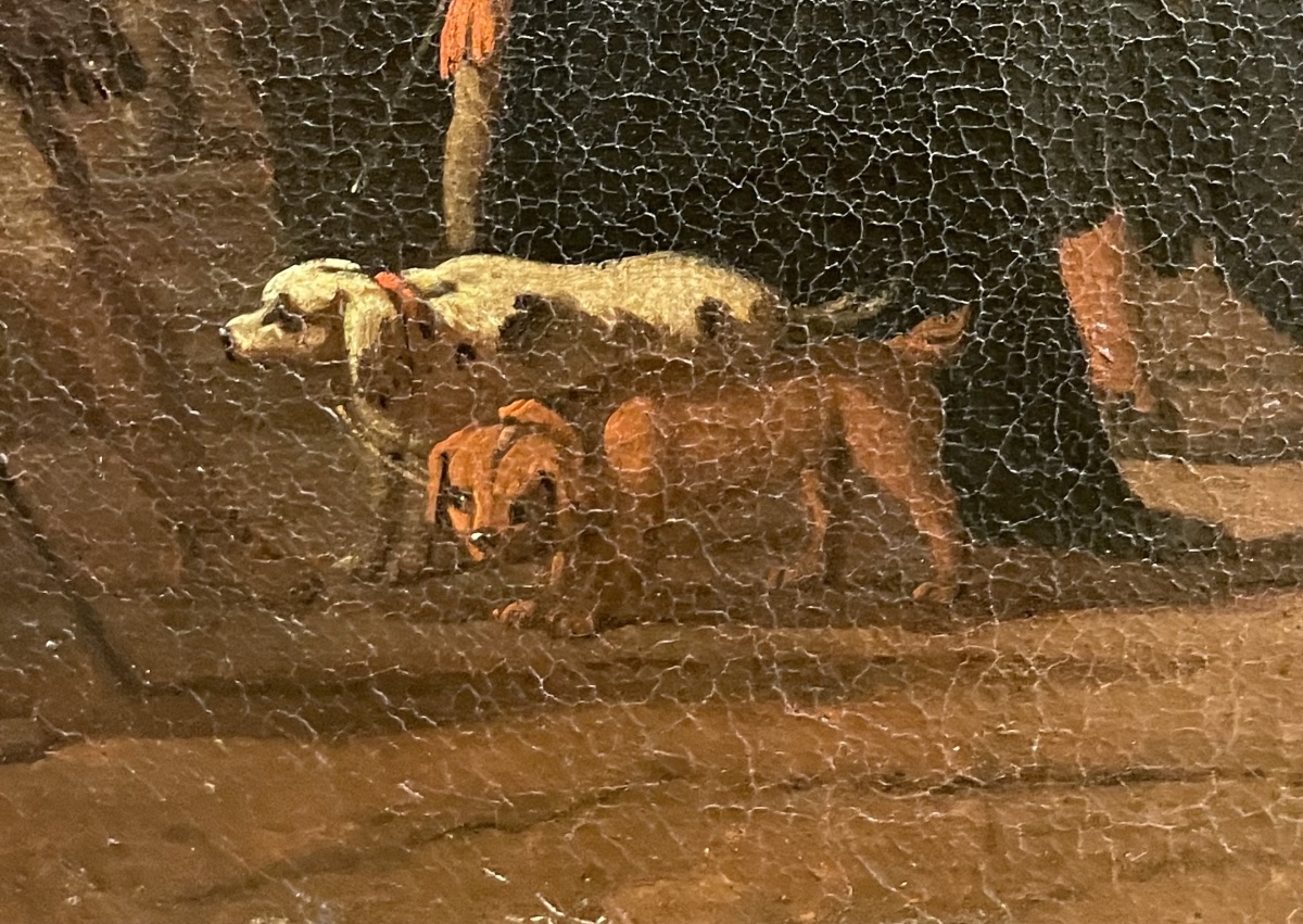 Ciarlatano con serpenti in una piazza di Roma, Bamboccianti, XVII secolo  -photo-2