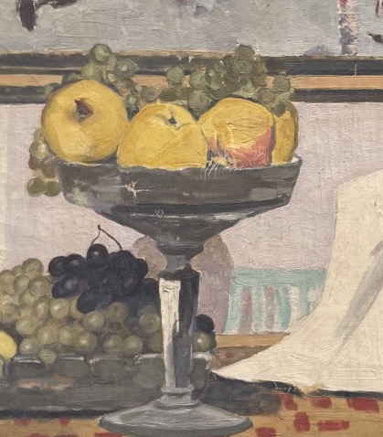 Henry Déziré (1878–1965), Natura morta d’atelier con busto e frutta  Olio su tela 81 × 60 cm -photo-4