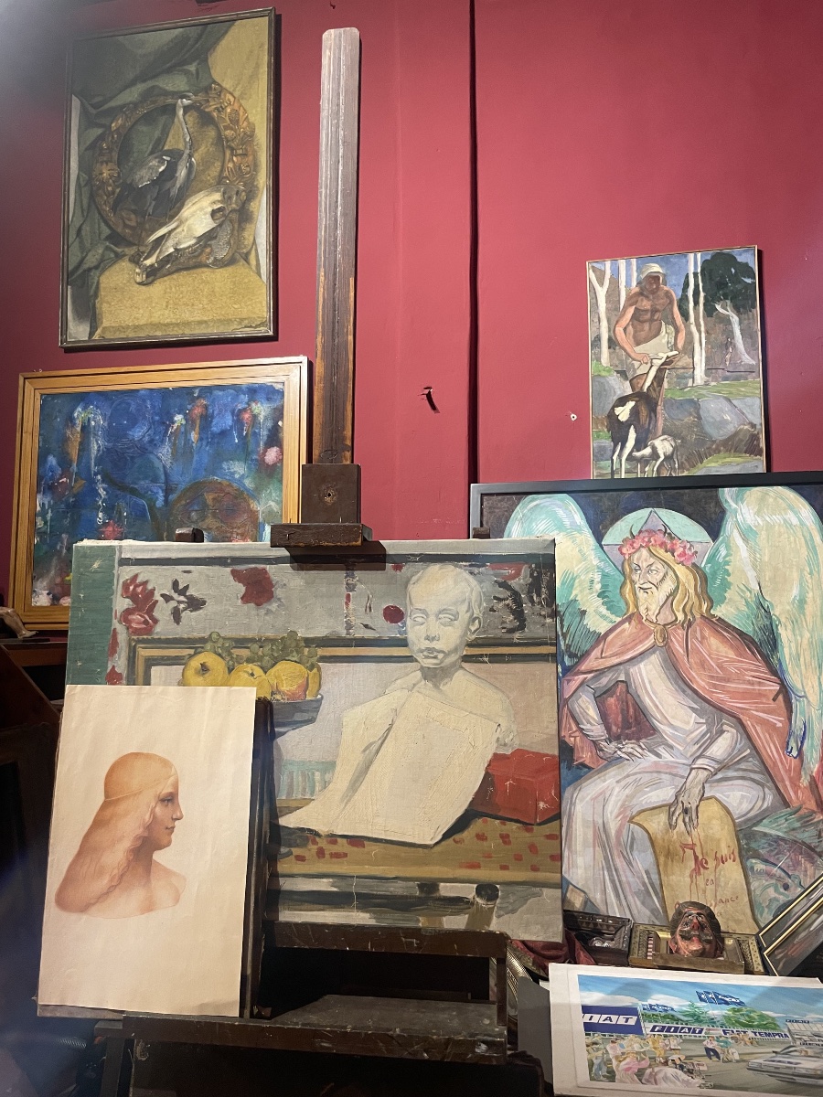 Rostislas Loukine (Belgorod 1904 – Bar-sur-Aube 1988), L’Ange déchu, 1952  Gouache su carta -photo-7