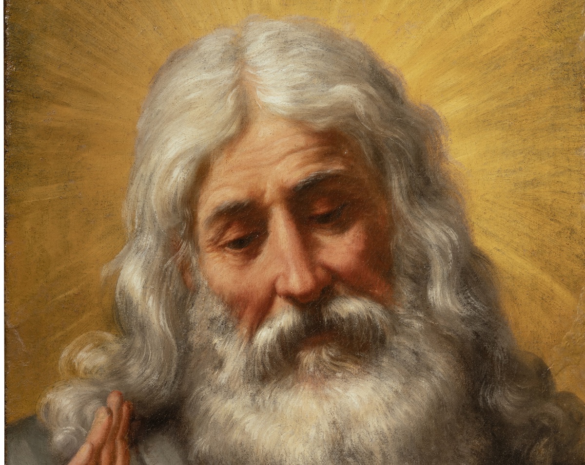 Matteo Rosselli – Dio Padre benedicente, Scuola fiorentina, XVII secolo-photo-2