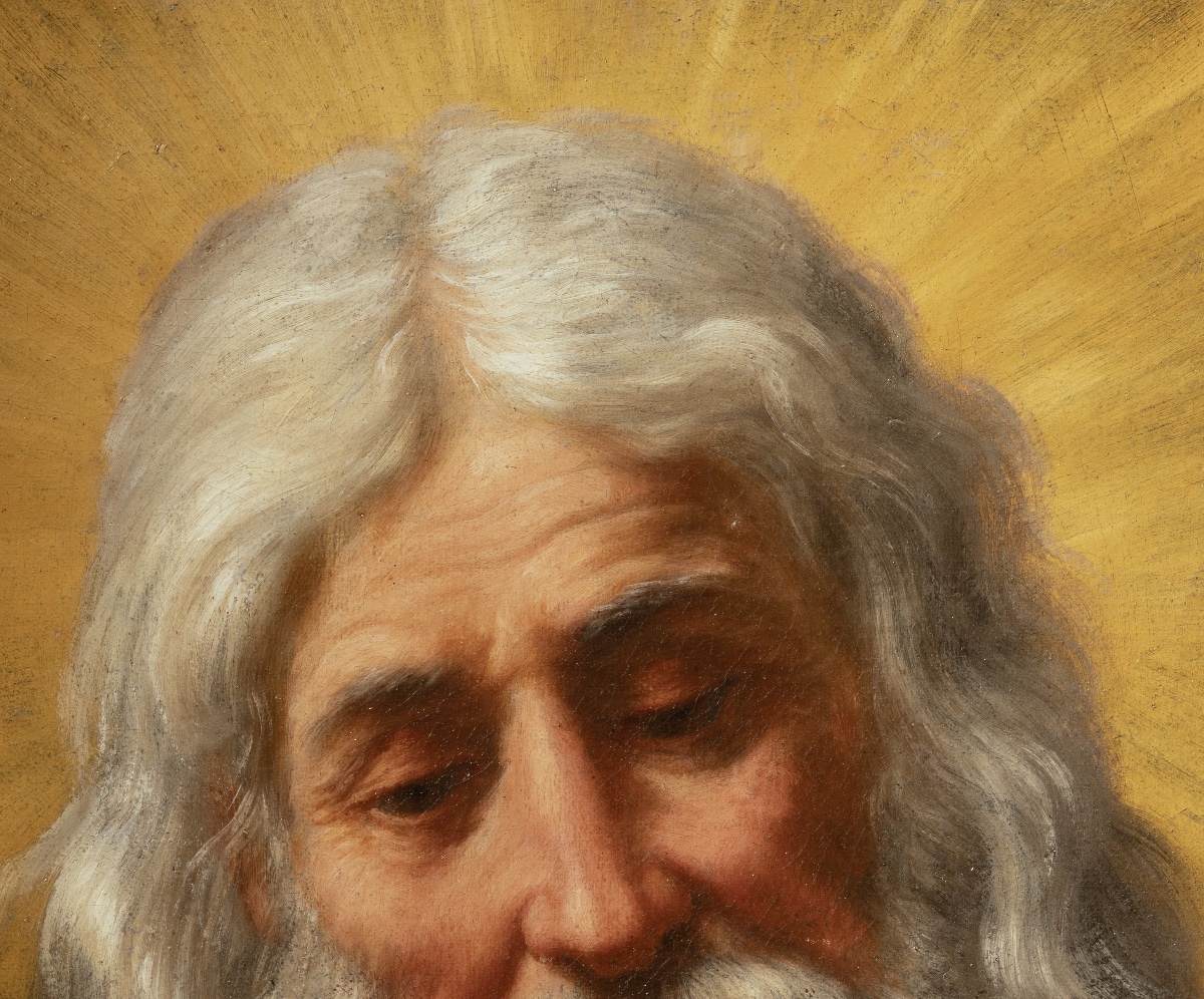 Matteo Rosselli – Dio Padre benedicente, Scuola fiorentina, XVII secolo-photo-1
