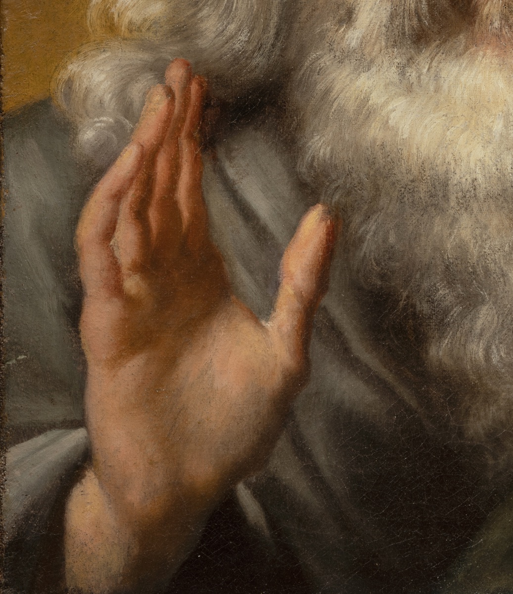 Matteo Rosselli – Dio Padre benedicente, Scuola fiorentina, XVII secolo-photo-2