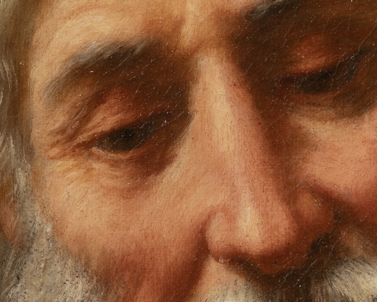 Matteo Rosselli – Dio Padre benedicente, Scuola fiorentina, XVII secolo-photo-4