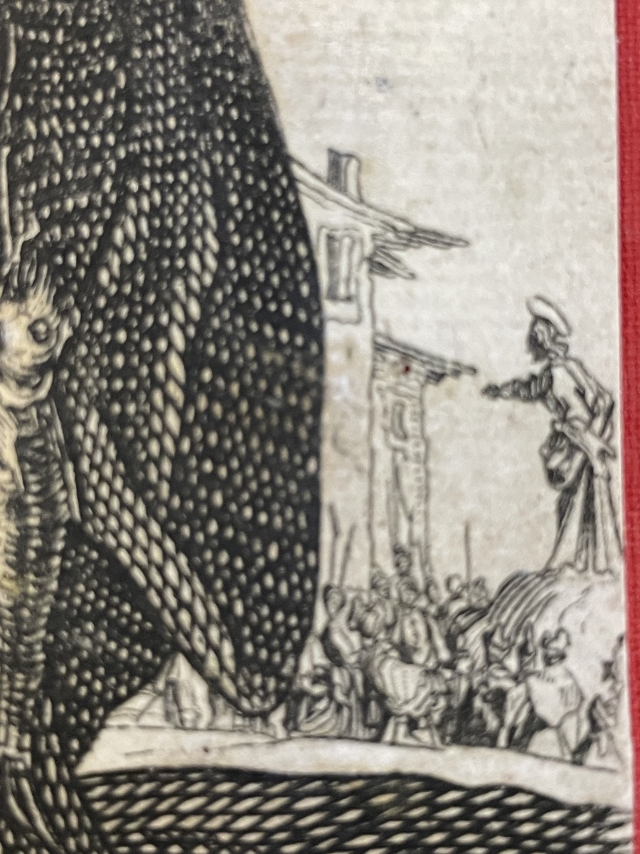 Jacques Callot – Sant’Andrea, acquaforte su carta vergellata antica, XVII–XVIII secolo  -photo-4