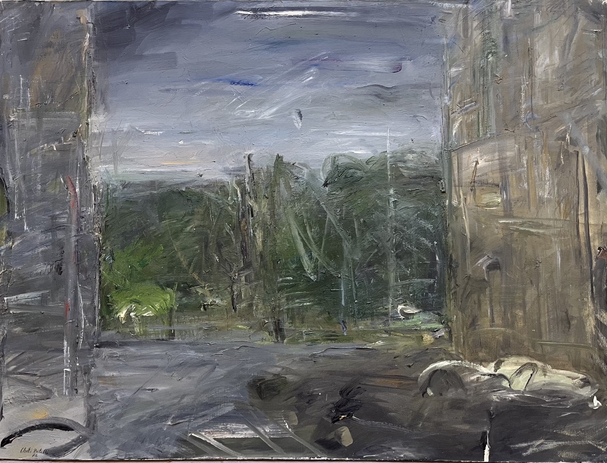 Paesaggio urbano espressivo di Folco Chiti Battelli (Firenze, 1932–2011)