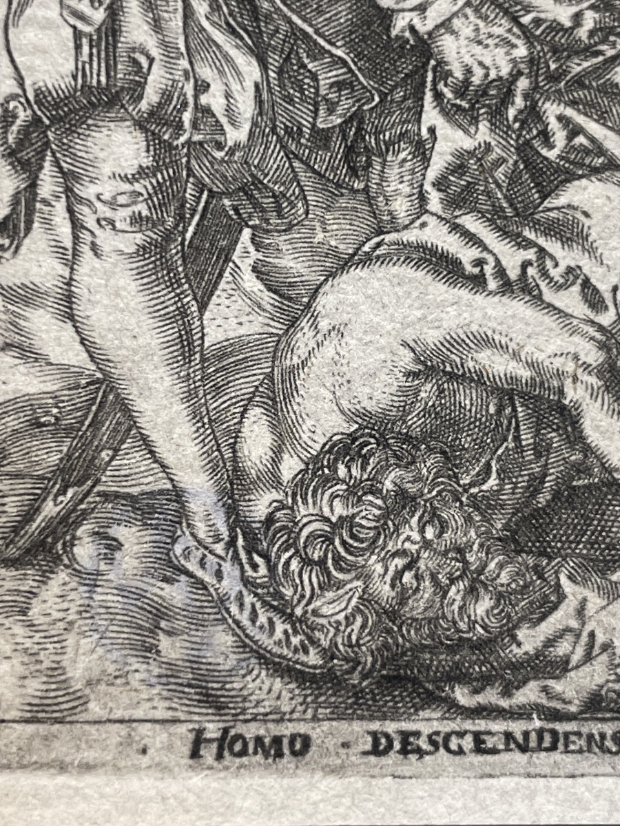 Heinrich Aldegrever, incisione a bulino, Buon Samaritano, XVI secolo, 1554  -photo-5