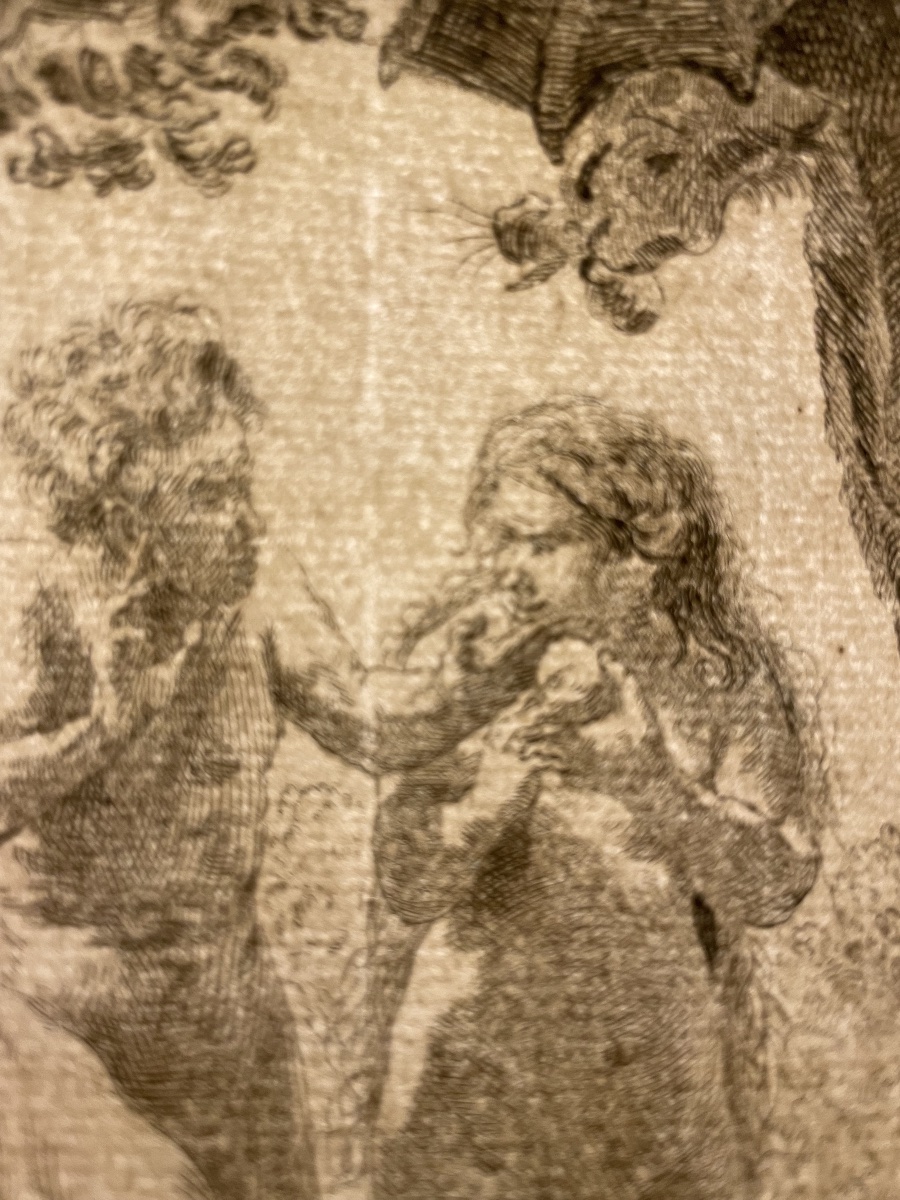 Adam ed Eva da Rembrandt – inciso da Pierre-François Basan, XVIII secolo-photo-8
