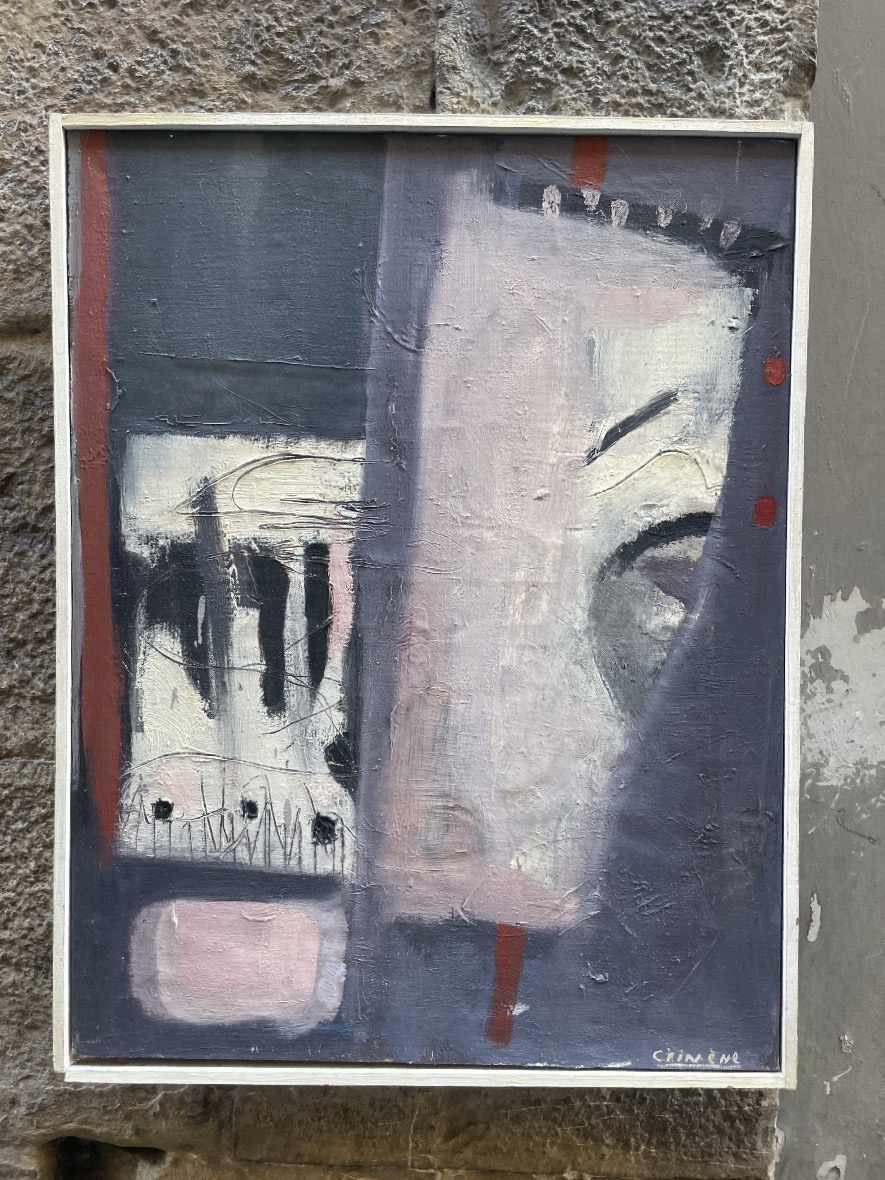 Francine Chimène, Tracce e impronte, pittrice francese di Chatou, 1985  