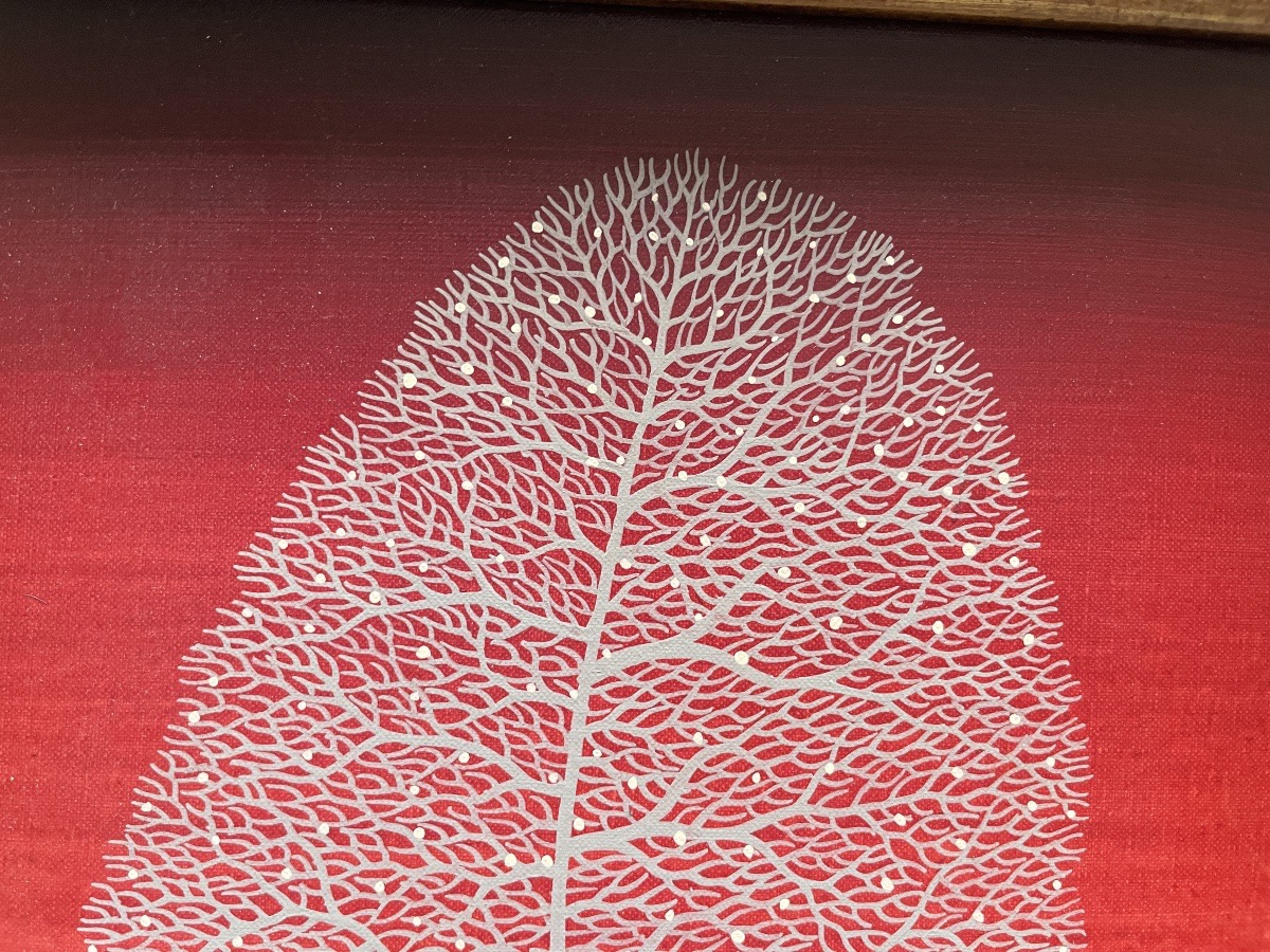Stevan D. Petrovic, albero bianco, pittore naïf tra Serbia, Francia e Svizzera, circa 1980  -photo-3