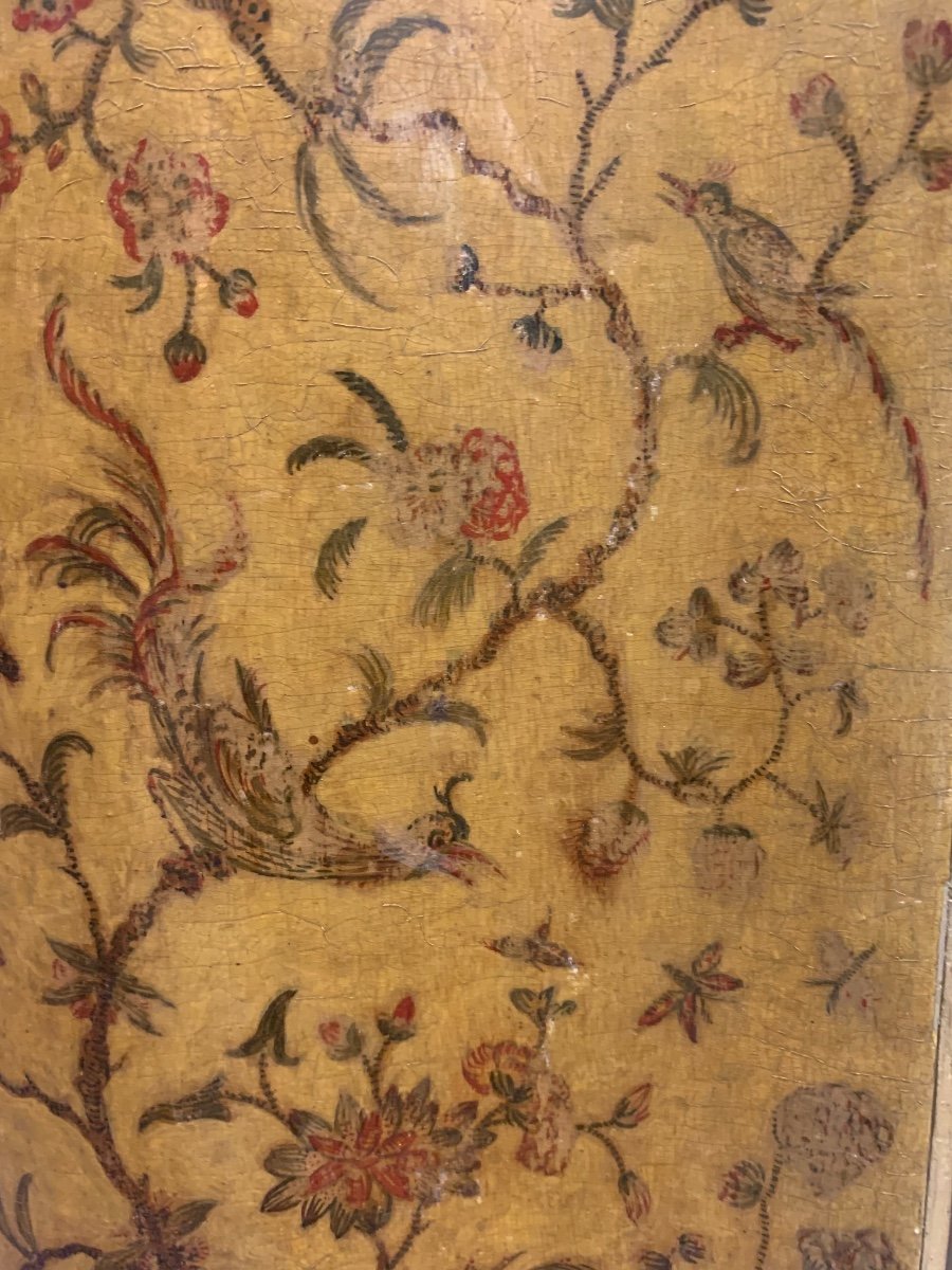 Angoliera in legno laccato e dipinto  a cineserie. XVIII secolo-photo-6