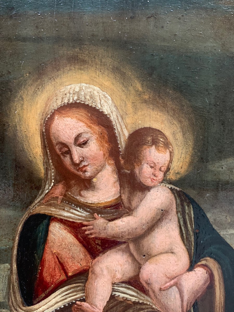 Madonna con il bambino ed il drago. Inizio XVII secolo-photo-5