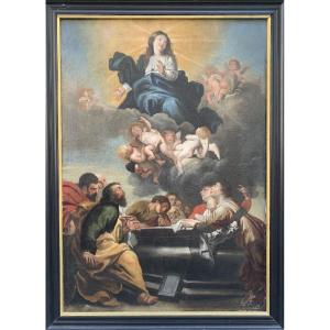 Assunzione di Maria al cielo. XVII secolo.  Schut, Cornelis I (1597-1655, Anversa)