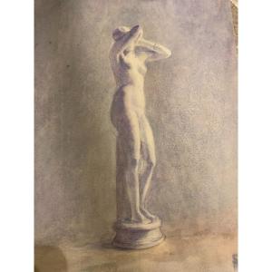 Un acquerello con la statuina di Venere. Susanne Ricard Cordingley.