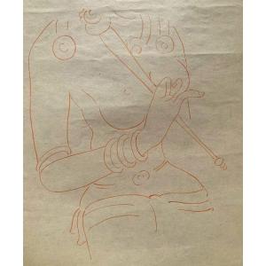Pollonnaruwa. Sri Lanka. 7 disegni del pittore viaggiatore Induista/Buddista. ​​​​​Inizi XX sec