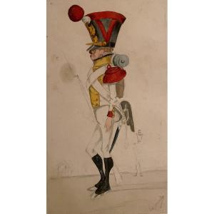 Granatiere della Légion du Nord, 1818 – caricatura militare  