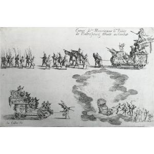 Jacques Callot, Entrata del Principe di Pfaltzbourg, spettacolo di corte a Nancy, 1627 
