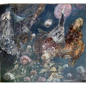 Ewa Adamowicz, Metamorfosi di centauro in un paesaggio fossile, Polonia, 1989  