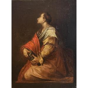 Maria Maddalena, da Andrea del Sarto, Disputa sulla Trinità, XVII secolo, 36 x 27 cm