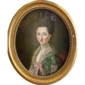 Presumed Portrait Of The Wife Of The Danish Zoologist Morten Thrane Brünnich, Ca. 1780