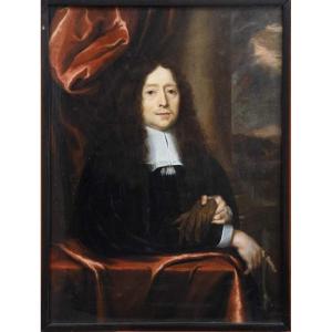Ritratto di gentiluomo, scuola di Nicolas Maes, Provinces-Unies, vers 1680