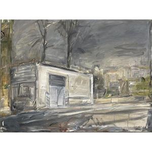 Paesaggio urbano di Folco Chiti Battelli, Firenze, 1974.