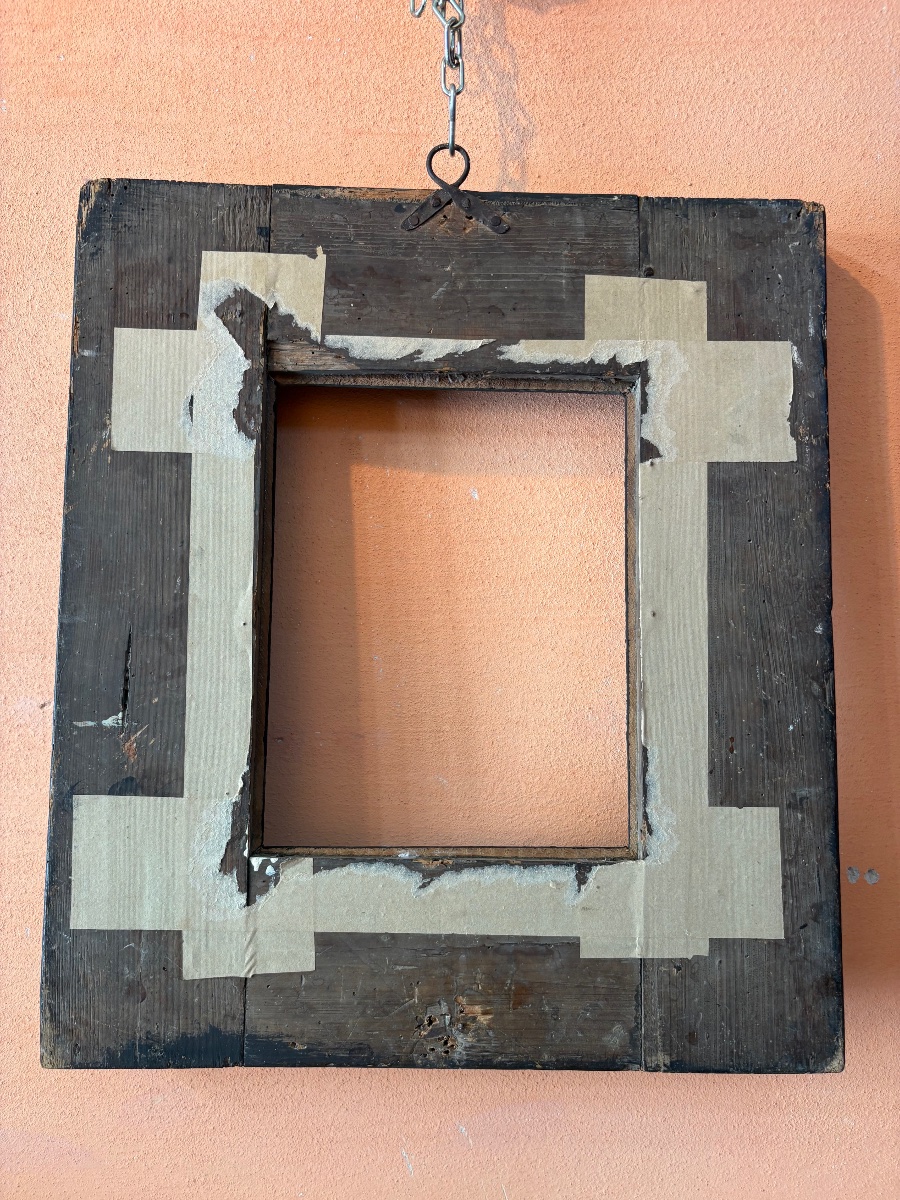 Cornice Guilloche Nera sec . XVIII .-photo-2