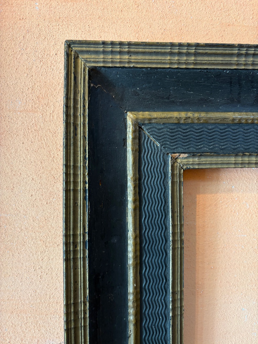 Cornice Guilloche Nera sec . XVIII .-photo-4