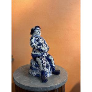 Brocca in ceramica di Delft . 