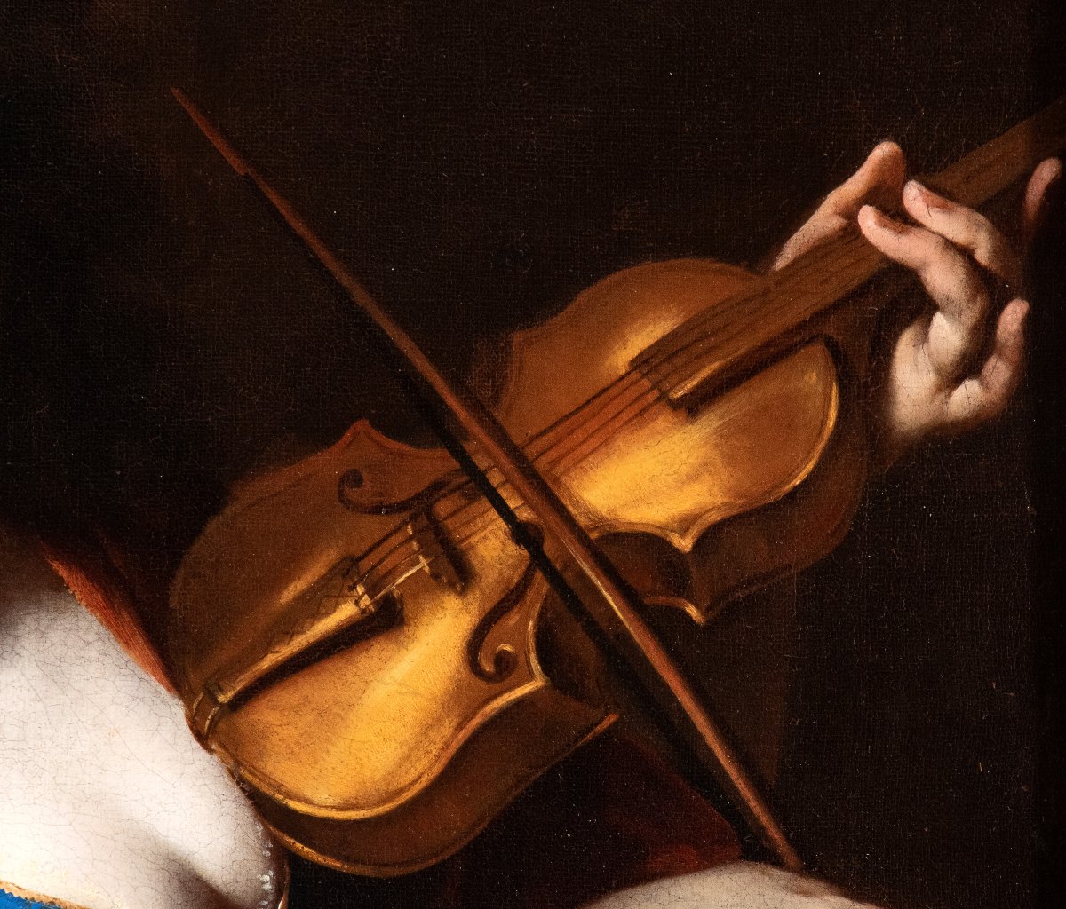 Andrea Vaccaro  (Napoli, 1604 - Napoli, 1670) Santa Cecilia-photo-3