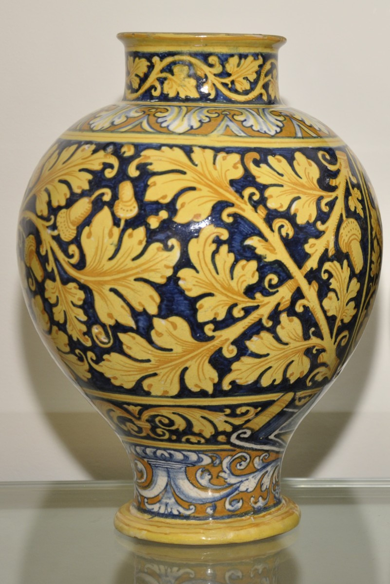 Vaso in maiolica di Faenza datato 1569 Emiliano Capra-photo-2