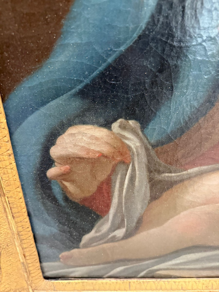 Francesco De Mura  ( Napoli 21 aprile 1696 – Napoli 19 agosto 1782 ) Vergine col Bambino-photo-4