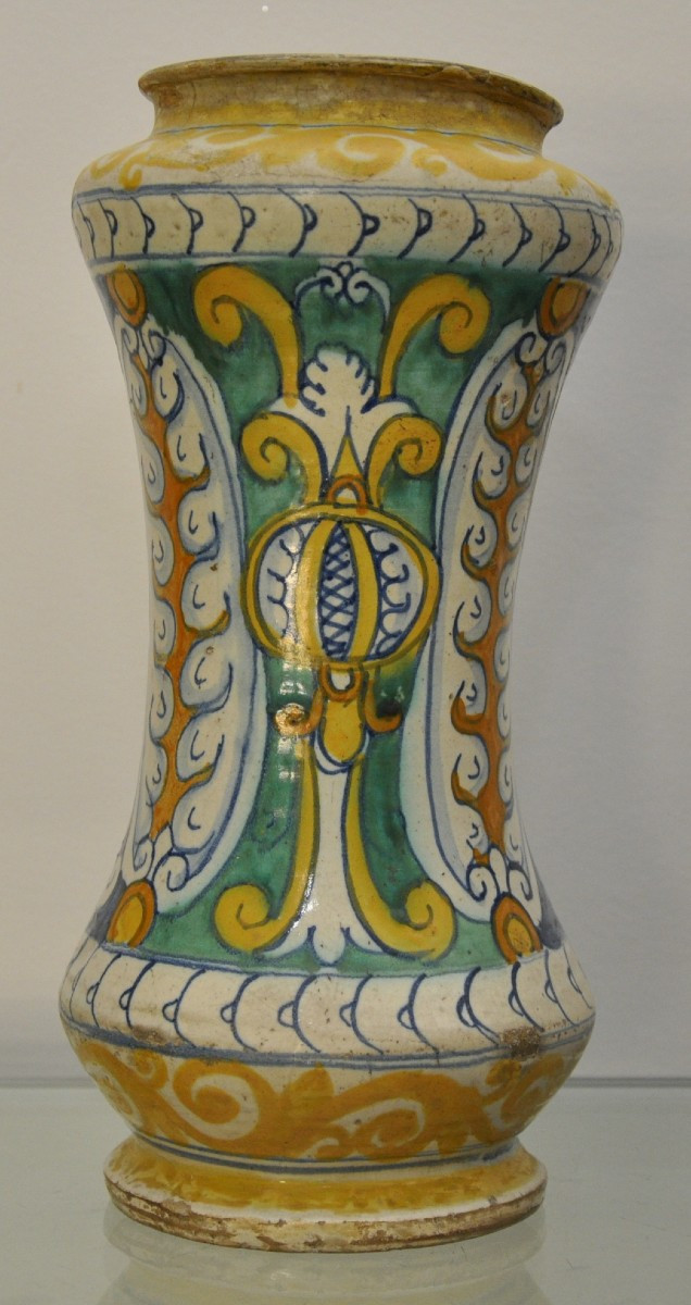 Albarello in maiolica di Sciacca-photo-2