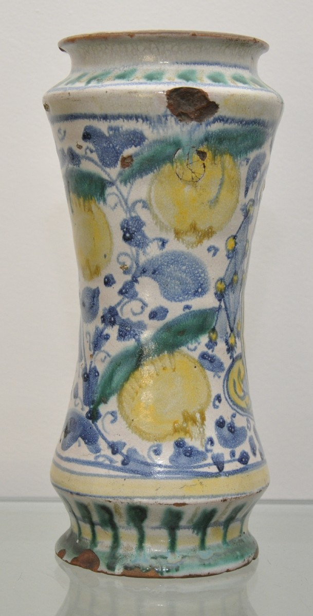 Albarello in maiolica di Sciacca-photo-2