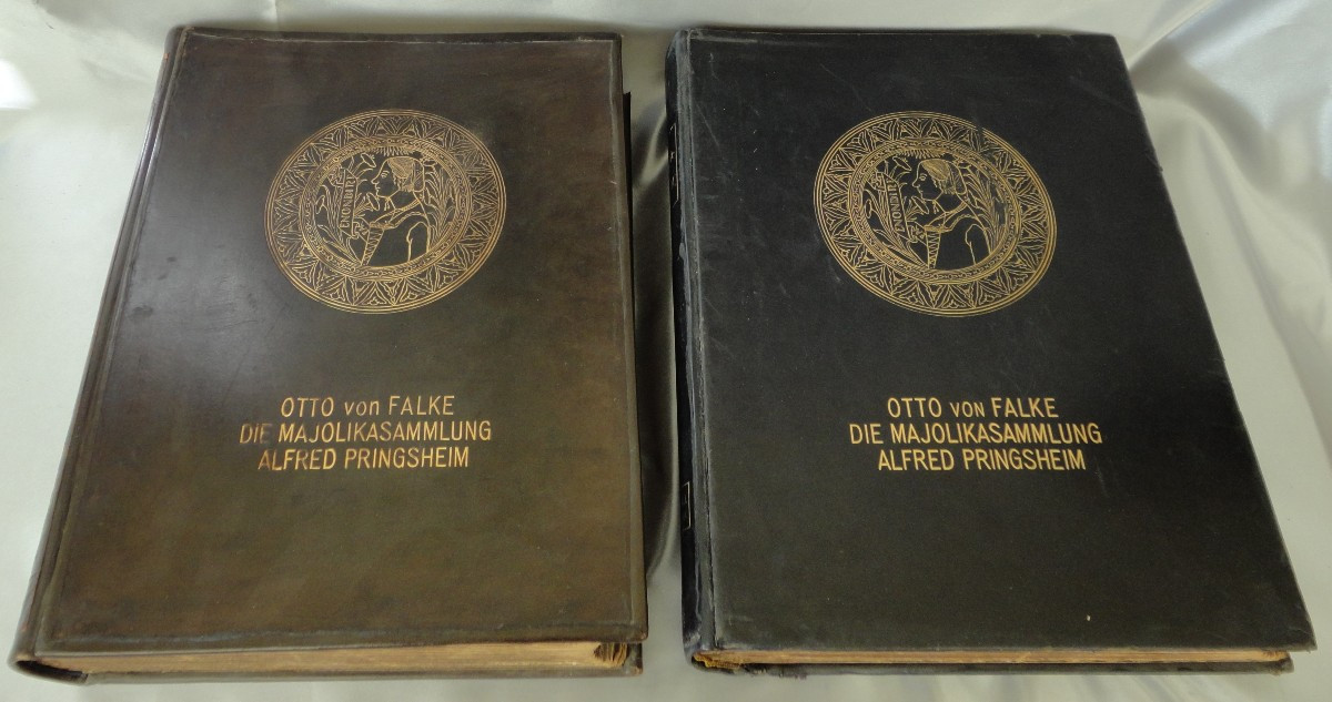  Otto von Falke Die Majolikasammlung Alfred Pringsheim in München, Leiden 1914 Vol. 1 & 2