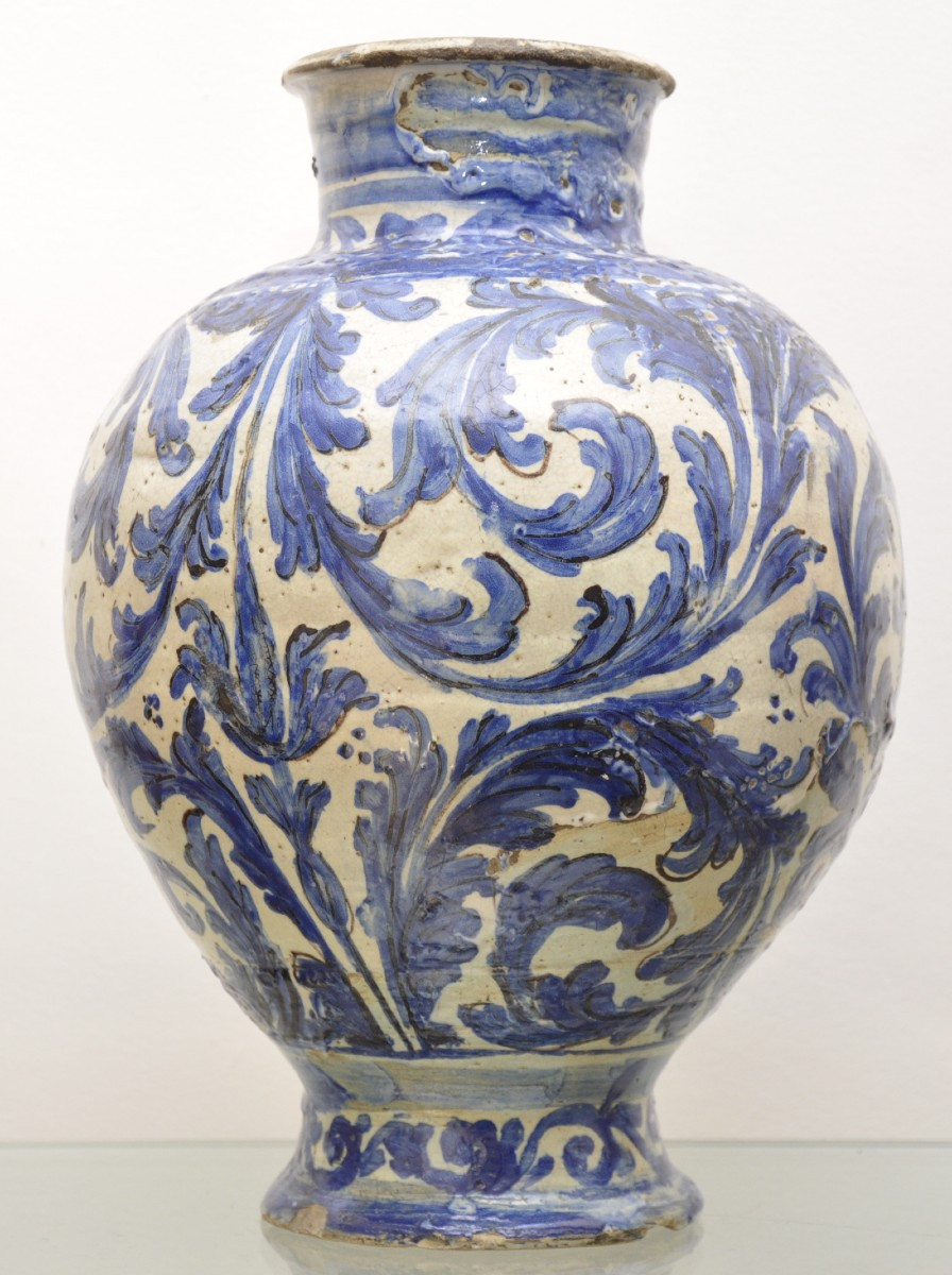 Vaso in maiolica di Trapani-photo-2