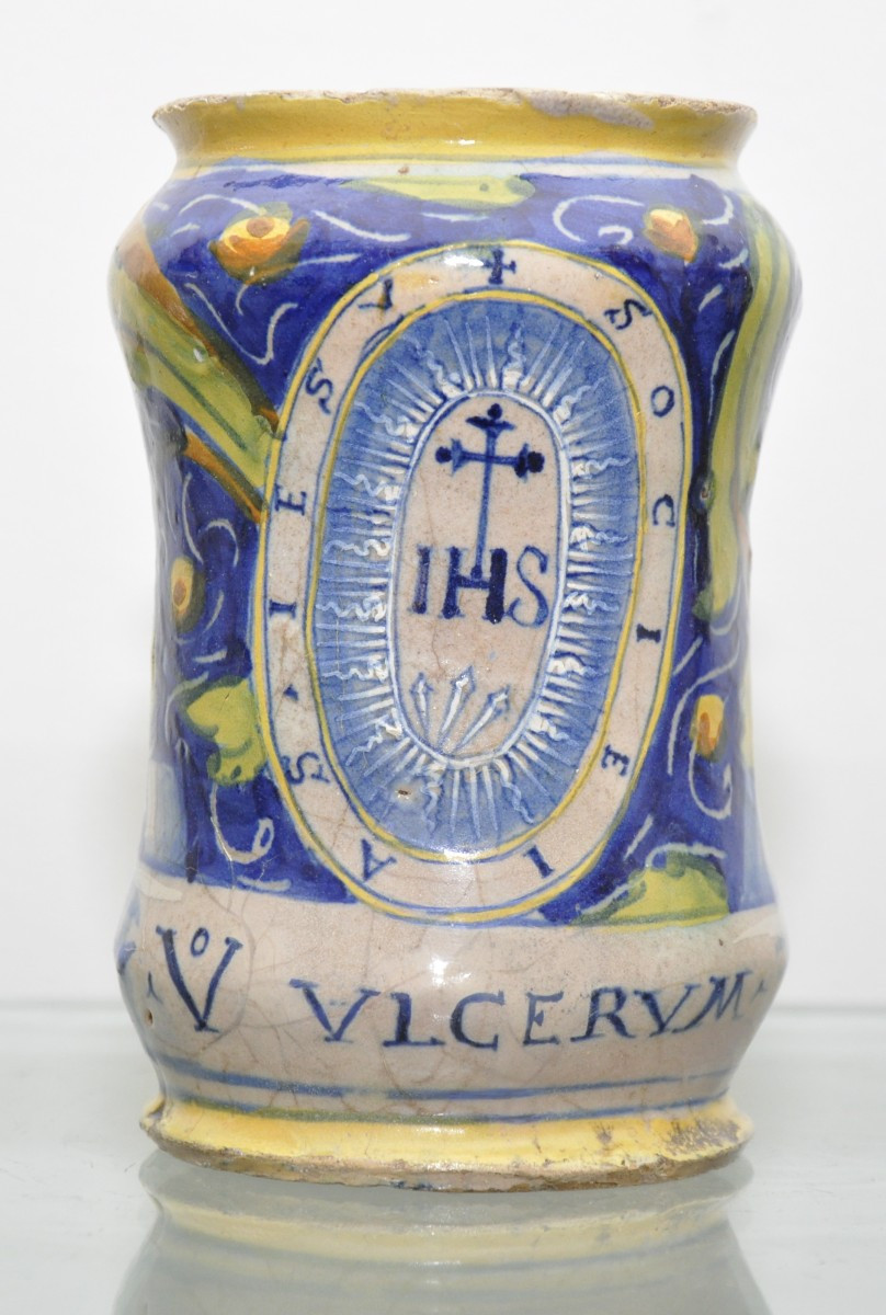 Albarello in maiolica di Venezia