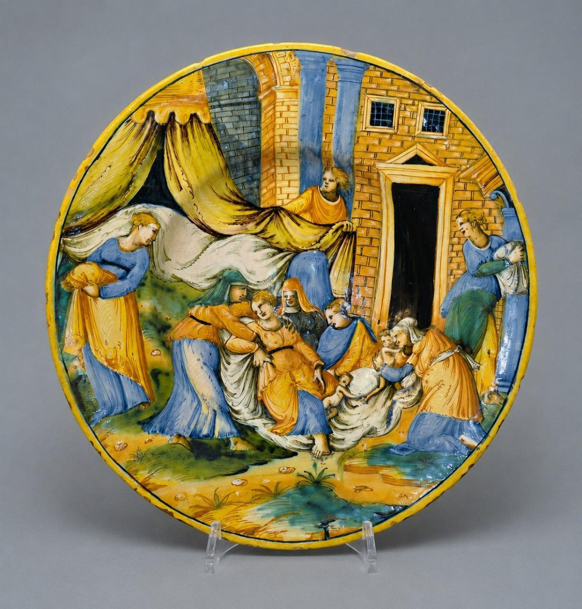 Piatto in maiolica di Urbino 1550 ca.