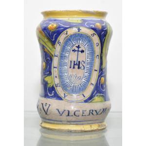 Albarello in maiolica di Venezia