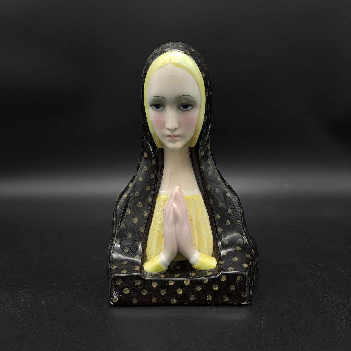 MADONNA IN CERAMICA FIRMATA LENCI-photo-2