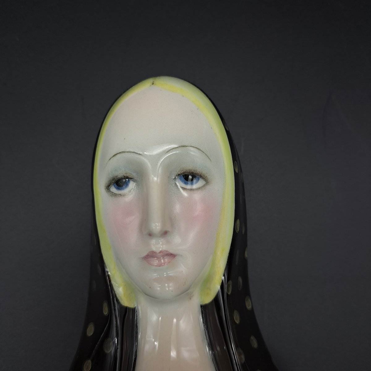 MADONNA IN CERAMICA FIRMATA LENCI-photo-4