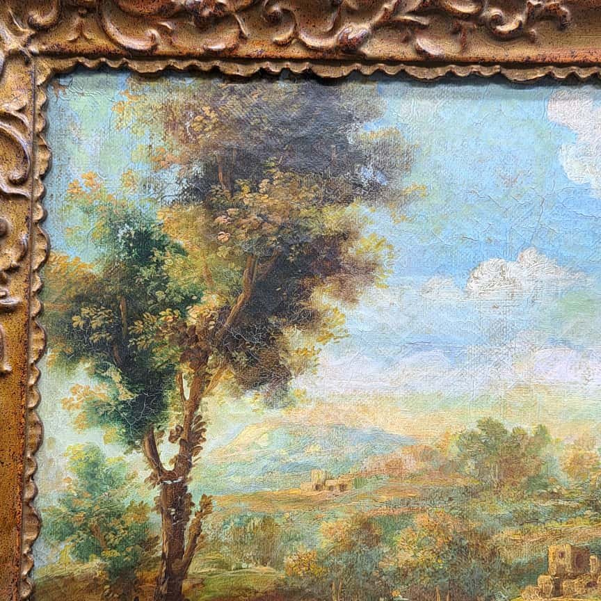 DIPINTO OLIO SU TELA DI JEAN ANTONY VERNET 1716-1775-photo-4