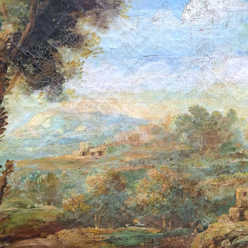 DIPINTO OLIO SU TELA DI JEAN ANTONY VERNET 1716-1775-photo-6