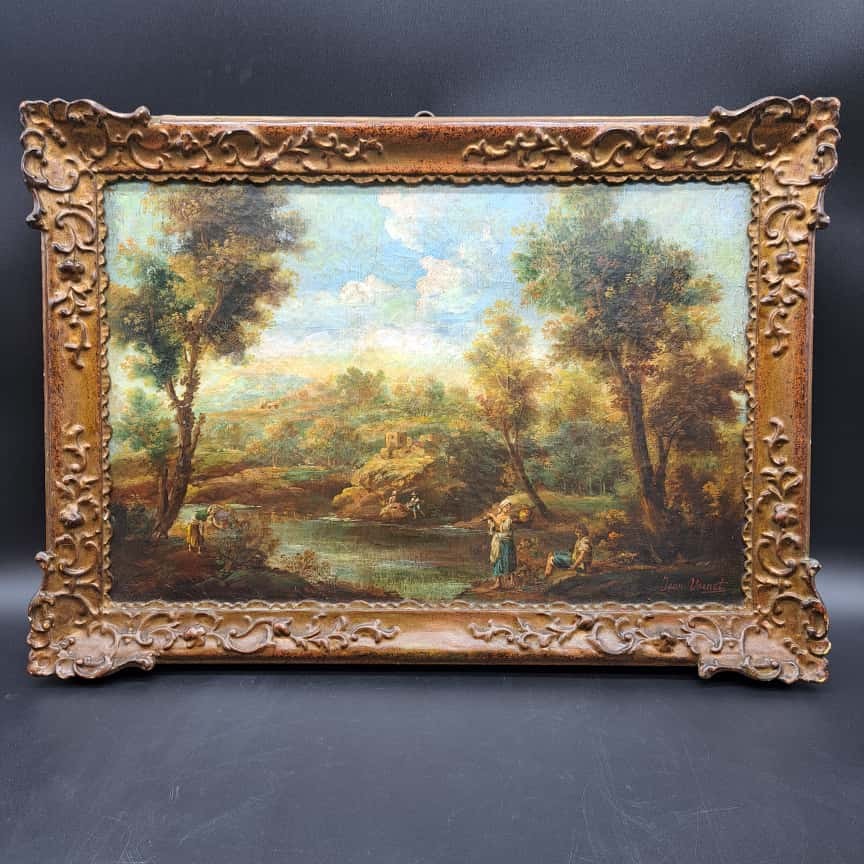 DIPINTO OLIO SU TELA DI JEAN ANTONY VERNET 1716-1775