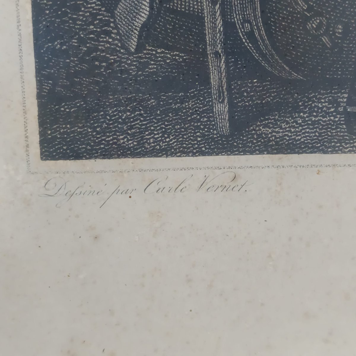 INCISIONE DELLA BATTAGLIA DI JENA DI CARL VERNET INCISA DA J.J. WOLFF-photo-3