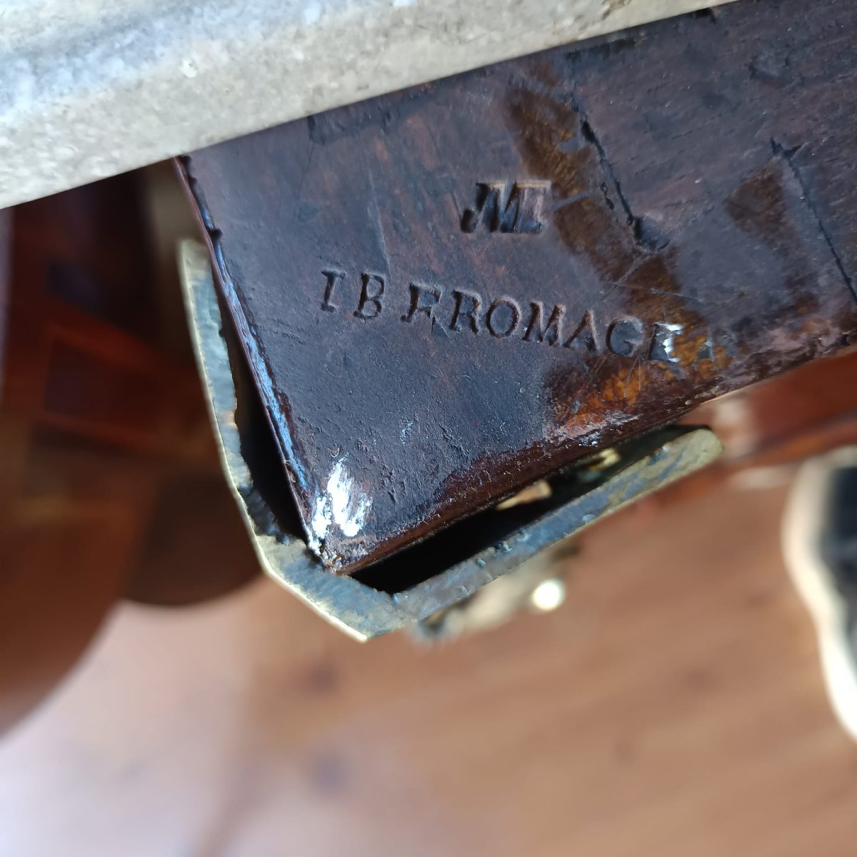 COMO' LUIGI XV " TOMBEAU " FIRMATO JEAN-BAPTISTE FROMAGEAU 1743-1793-photo-5