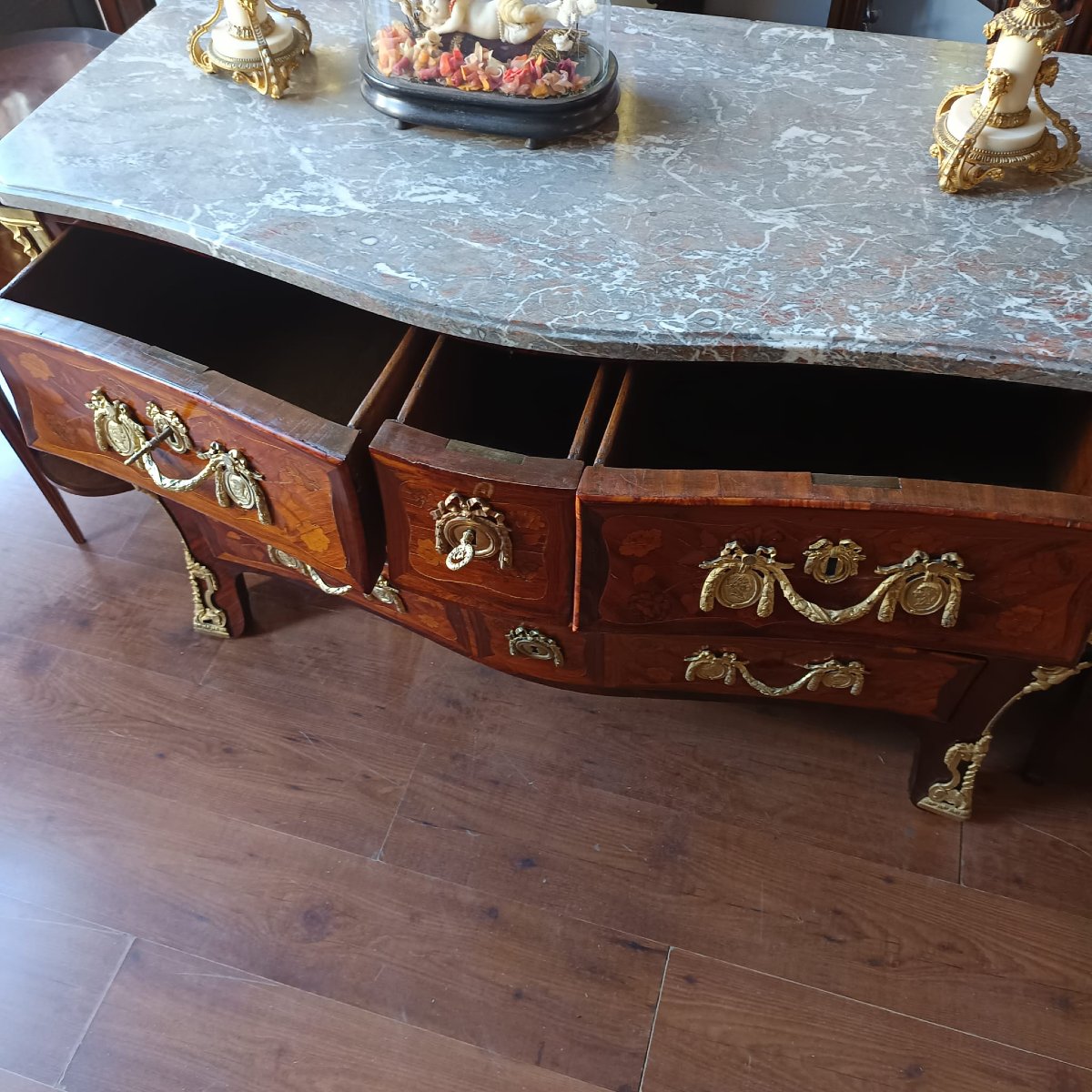 COMO' LUIGI XV " TOMBEAU " FIRMATO JEAN-BAPTISTE FROMAGEAU 1743-1793-photo-7