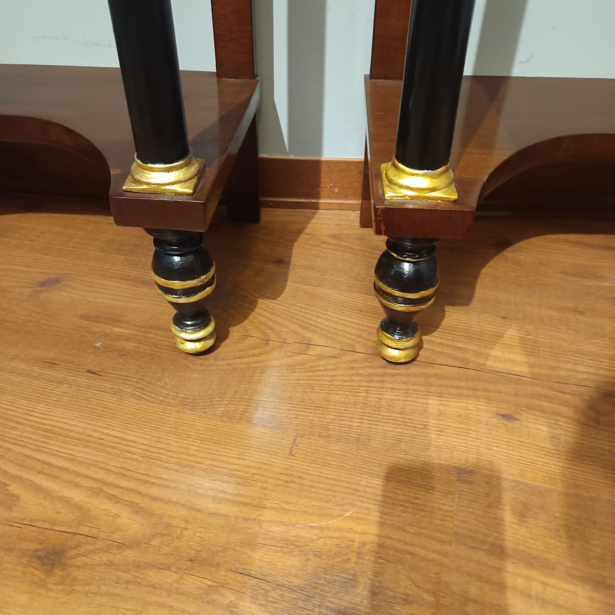 COPPIA DI COMODINI DIEPOCA IMPERO SICILIANI DEL XIX SECOLO-photo-4