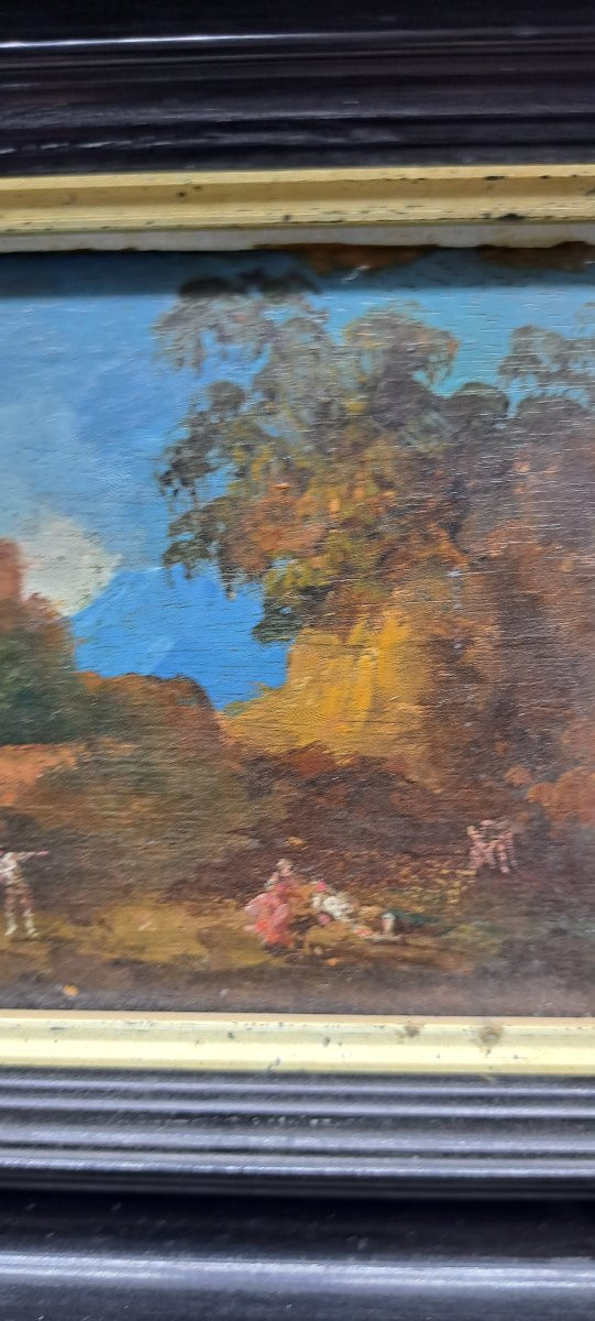 DIPINTO SU TAVOLA DELLA FINE DEL XVIII SECOLO-photo-5