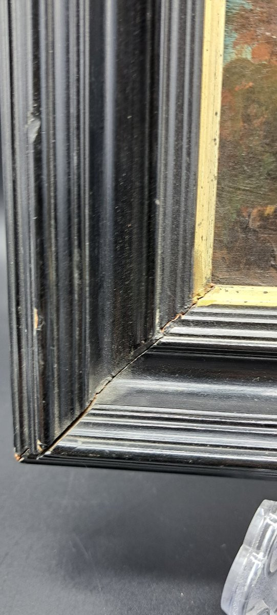 DIPINTO SU TAVOLA DELLA FINE DEL XVIII SECOLO-photo-6